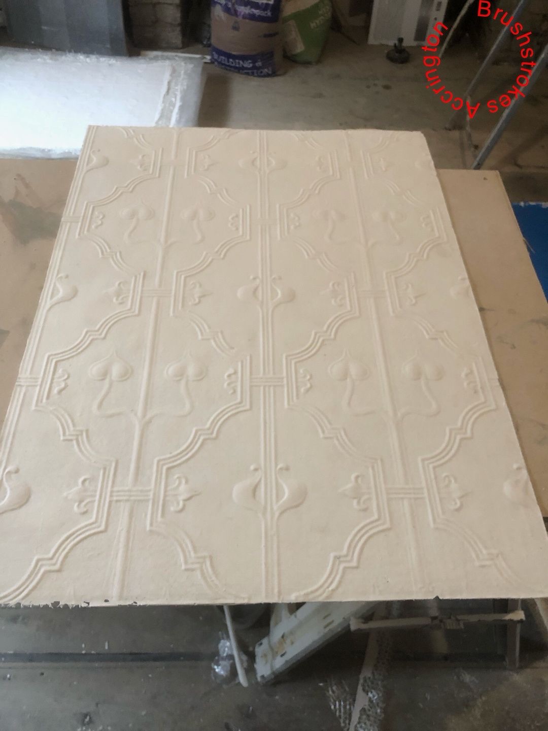 Brush Strokes decorating project